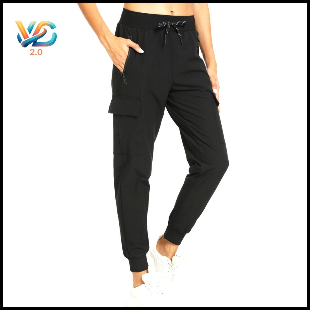 Water Resistant Hiking Pants Quick Dry Athletic Joggers With Pockets